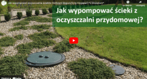 Jak wypompować oczyszczalnię ścieków Kingspan Bioficient / Biopura?